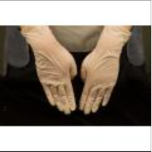 Non sterile latex examination gloves, latex gloves